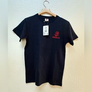 GODZILLA GOJIRA BLUE UKIYOE TSUNAMI WAVE T-SHIRT